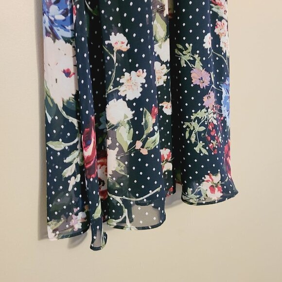 IZ Buyer | Women's Multi-Colored Mixed Print Belted Mini Dress (Size Medium) - Picture 6 of 14